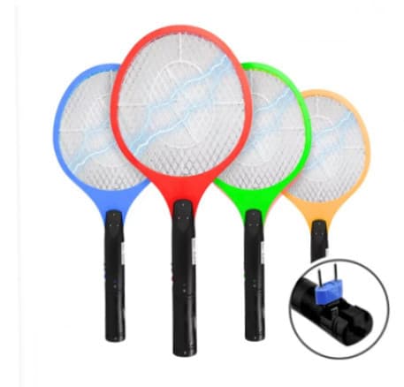 Raquete Elétrica Mata Mosquito Recarregável Bivolt Alfacel