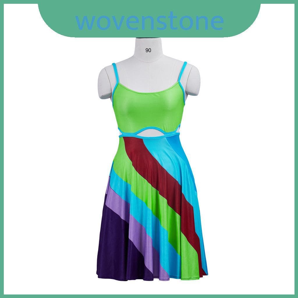 Vestido Halter Verde – Elegante e Doce, Fantasia Cosplay Sudbina30 para Festas e Eventos