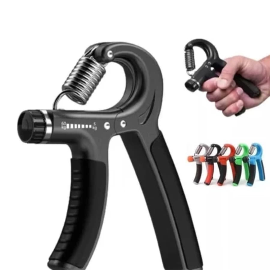 Hand Grip Fortalecedor de Punho Mão E Antebraço Ajustável com Contador 5 a 60kg