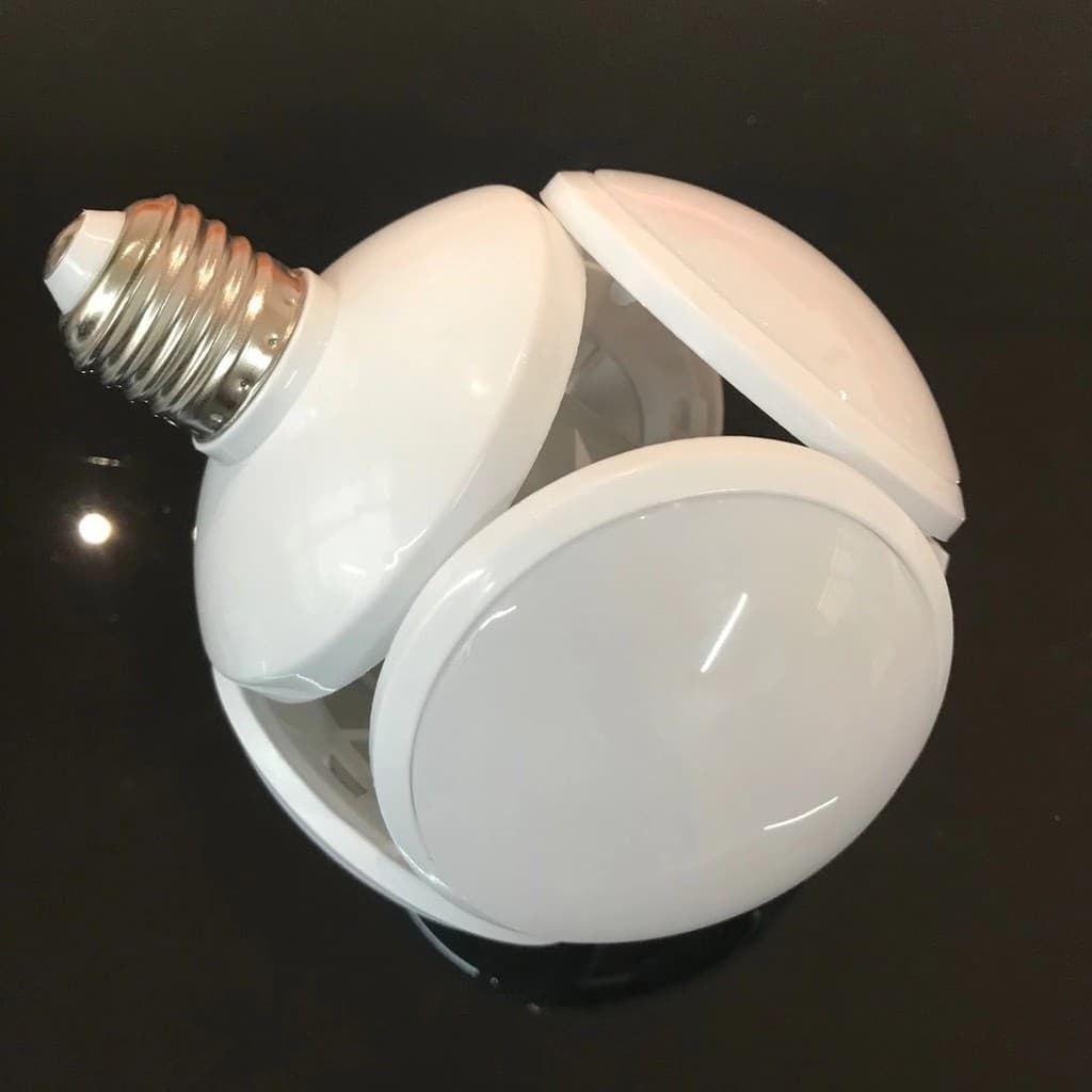 Lâmpada Led Pétala Dobrável Potente Escritório Salão Cozinha Snel Home