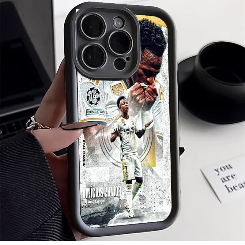 Futebol 7 TPU anti-impacto Capinha Capa Para Samsung A14 A15 A54 A55 A05S A16 A07 A17 S22 S23 S24 S25 FE Ultra