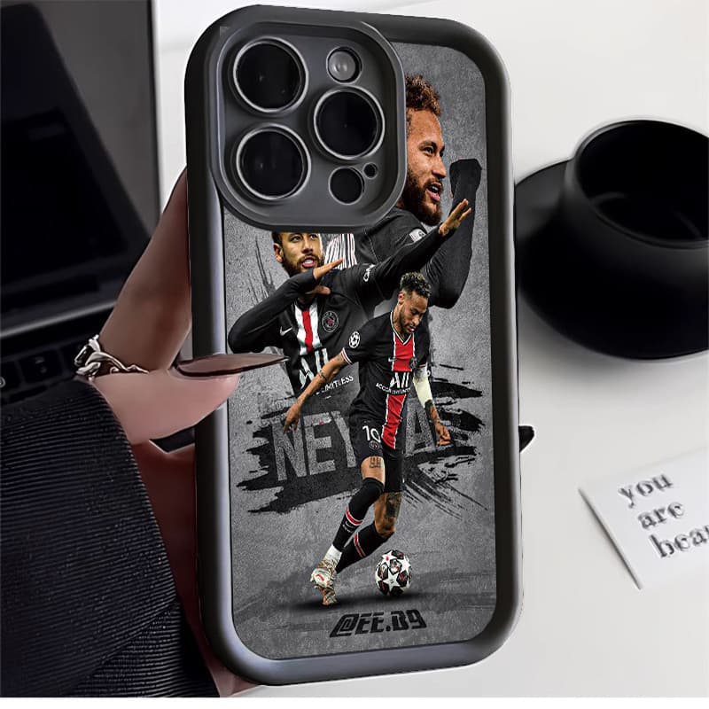 Neymar TPU anti-impacto Capinha Capa Para Redmi Note 12 13 14 12C 13C 14C A5 POCO X5 X6 Pro F5 F7 mi 14 15T