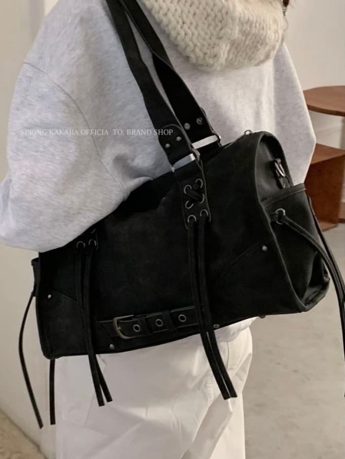 TooToo Bolsa portátil para motocicleta, novo estilo coreano, retrô, desgastada, primavera, verão, grande capacidade, bol