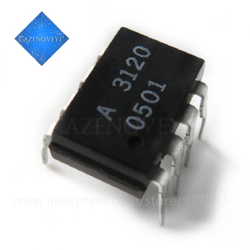 10 Peças HCPL-3120 HCPL3120 A3120 DIP-8 Em Estoque