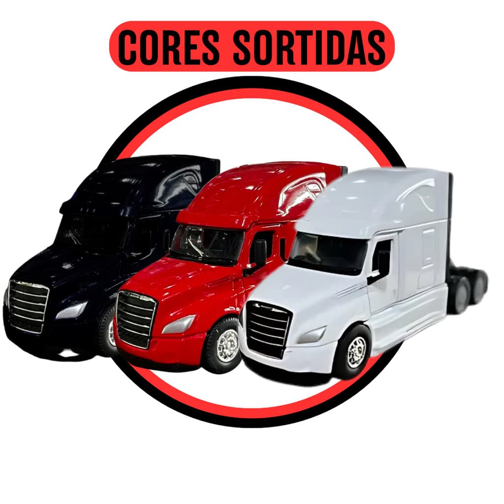 MINIATURA - Caminhão Freightliner Cascadia -  (Cores Sortidas)