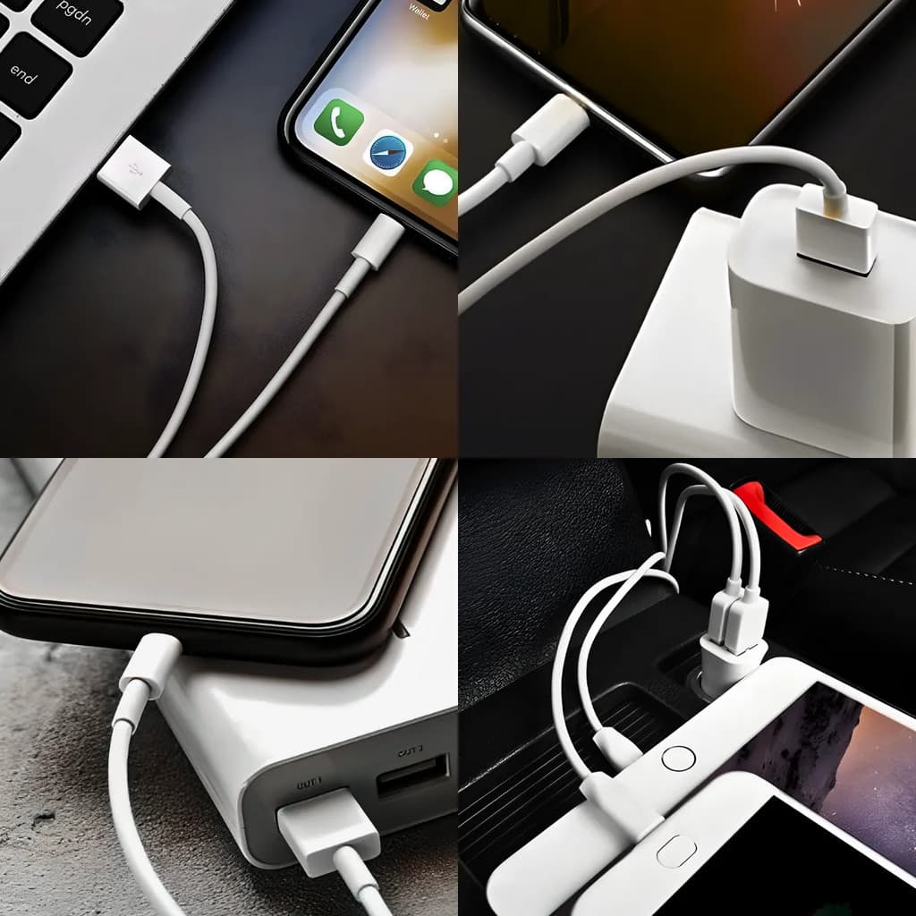Cabo Carregador Lightning - Conector USB