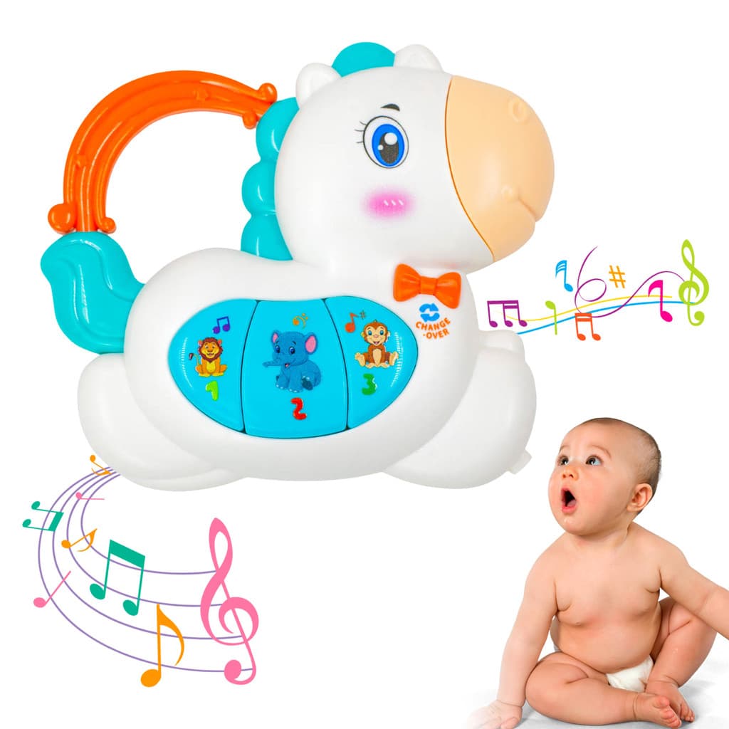 Teclado Piano Musical Bebe Brinquedo Infantil Divertido Som