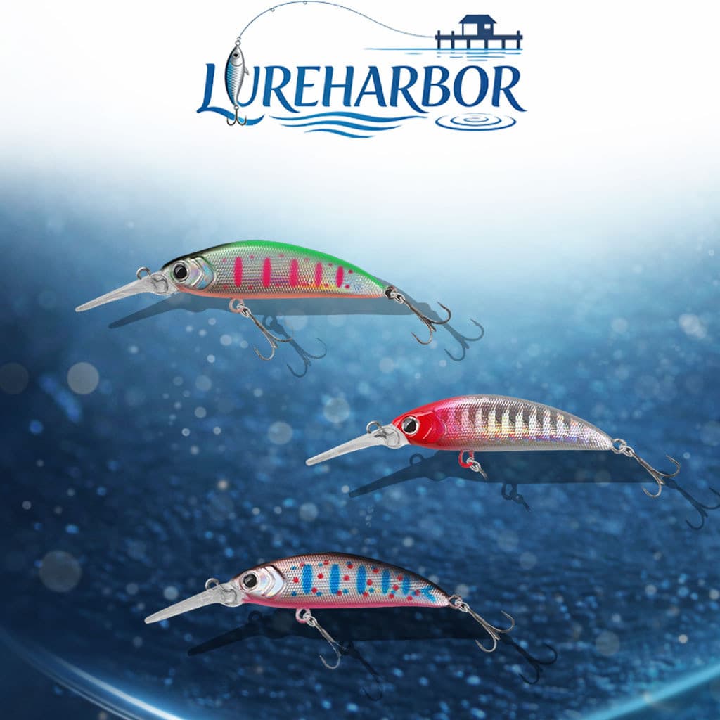 LUREHARBOR Long Shot Tremendo Minnow Isca 7cm/5.5g Pacote Único