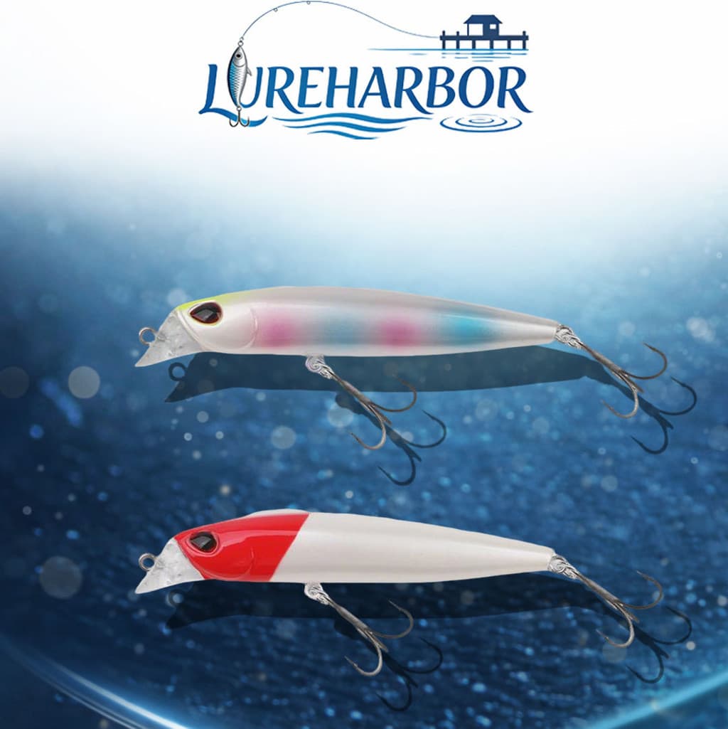 LUREHARBOR Placa de Língua Curta de Água Rasa Flutuante Minnow 9cm/10g Isca de Tiro Longo Peça Única