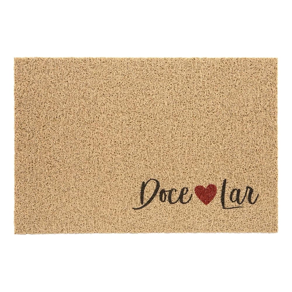 Tapete Capacho Vinil Super Print Doce Lar 40x60cm