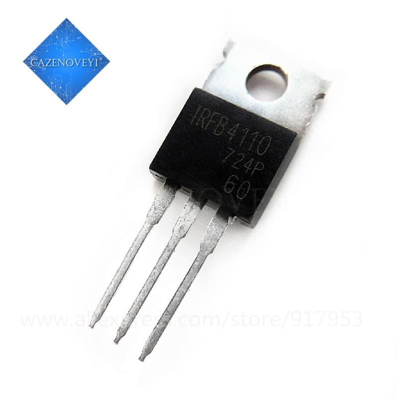 5 Peças IRFB4110PBF IRFB4110 B4110 TO-220 Novo original Em Estoque
