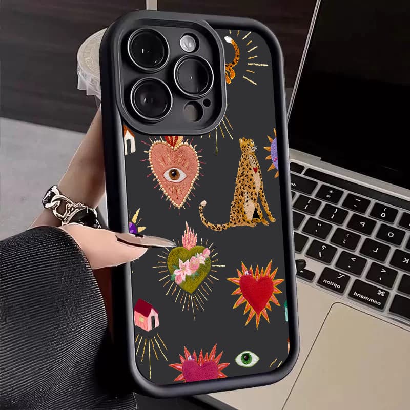 Capa Para iPhone 17 16 15 14 13 12 11 Pro Max Plus Air XR Anti Queda Silicone Softcase ZY62202