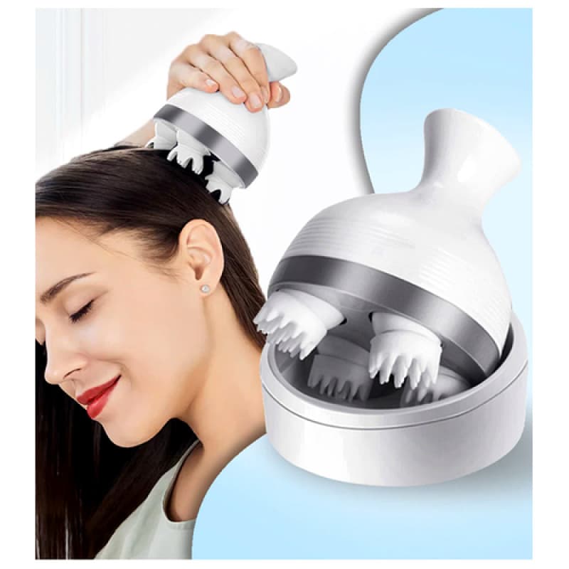 Massageador De Cabeça e Corpo / Portátil - Recarregável (3 Velocidade)
