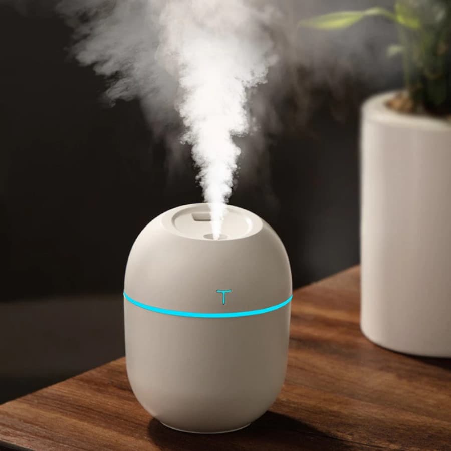 Mini Umidificador Difusor Aromatizador Egg Portátil Usb Led