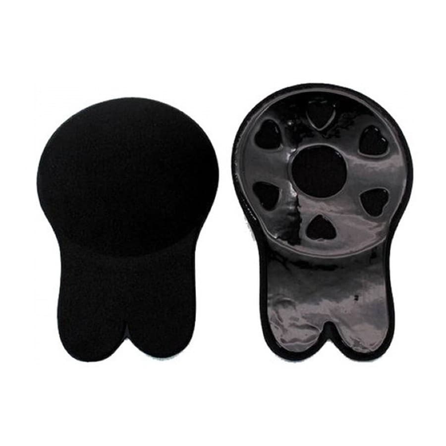 Sutiã Adesivo Levanta Seio Invisible Pushup Orelha De Coelho Preto