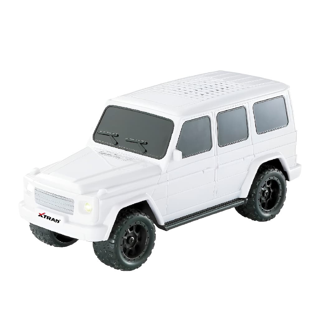 JS Caixa de Som Carro Off Road Bluetooth Áudio Alto-Falante Cor:Branco