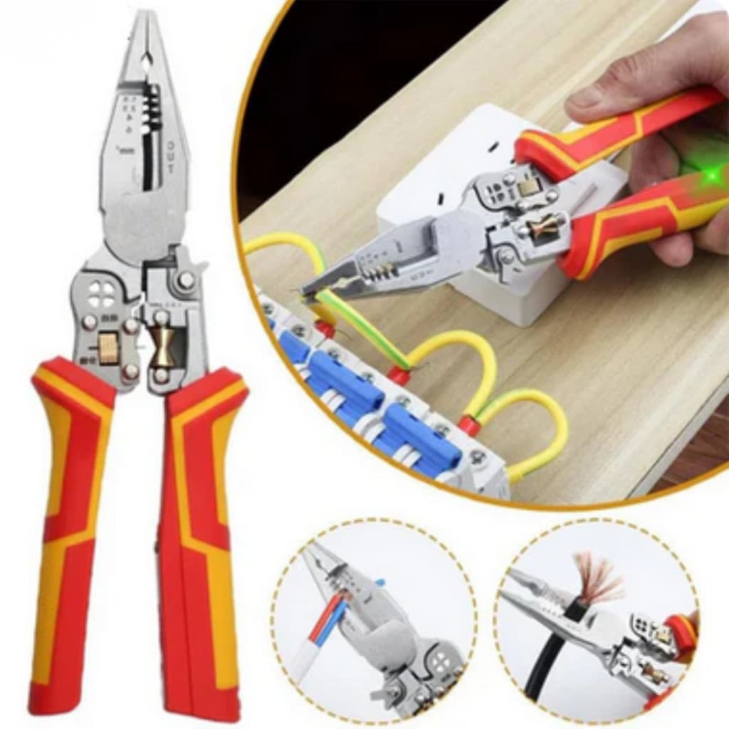 Alicate Decapador 9 em 1 Profissional Multifuncional