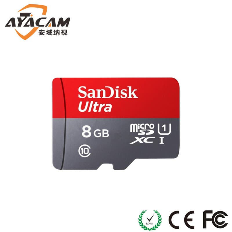 Cartão de memória de alta velocidade Cartão TF 8G 16G 32G 64G Gravador de condução Cartão de memória da câmera
