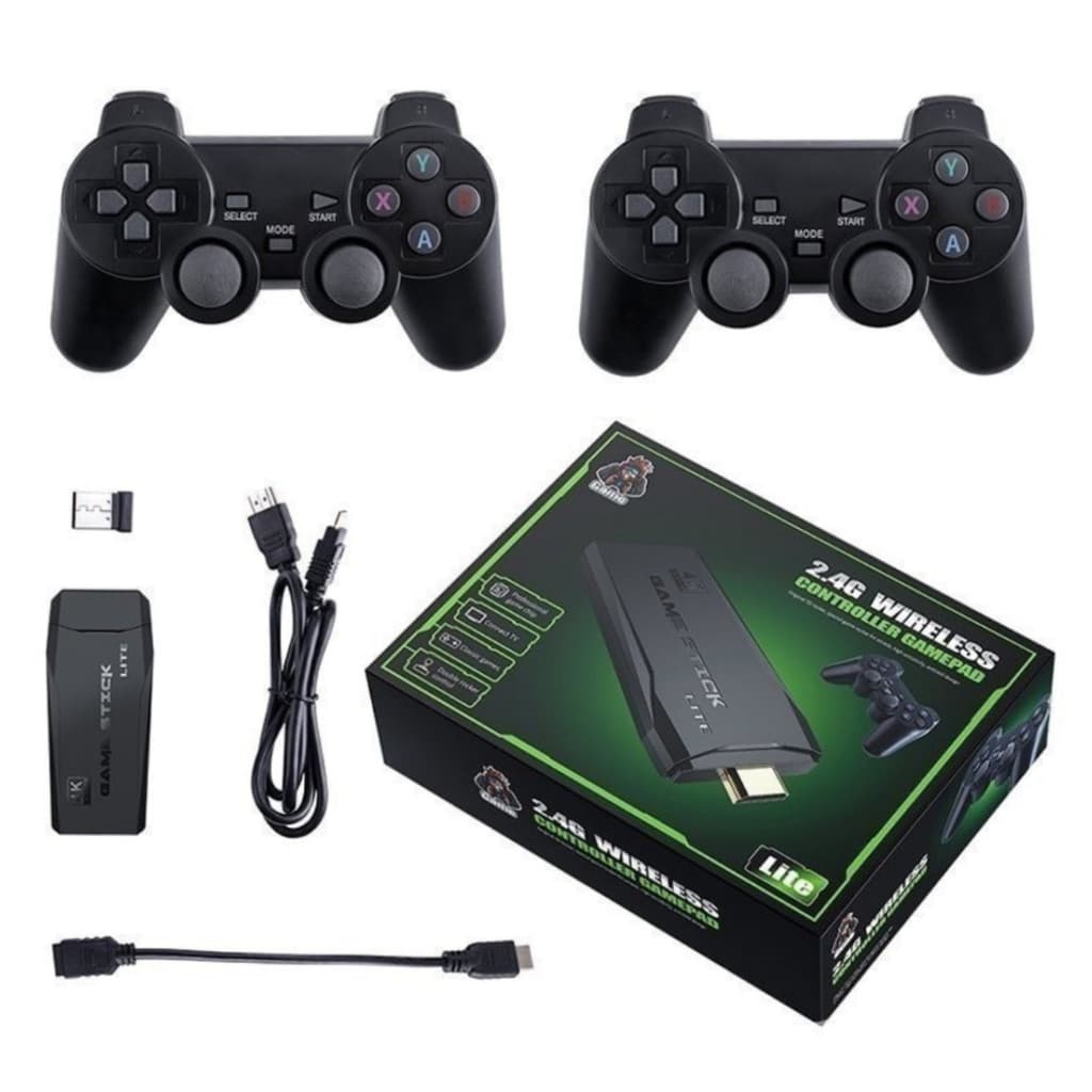 Game Stick 4K Retrô 10.000 Jogos