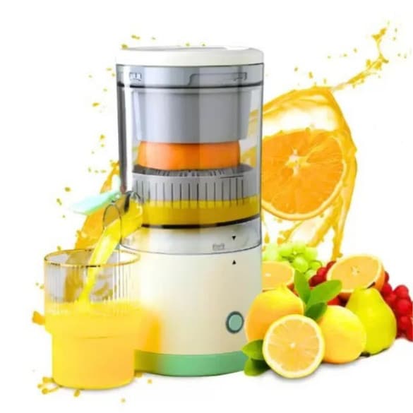 Espremedor Elétrico Portátil para Laranja Limão e Frutas Cítricas Bateria Recarregável USB Bivolt