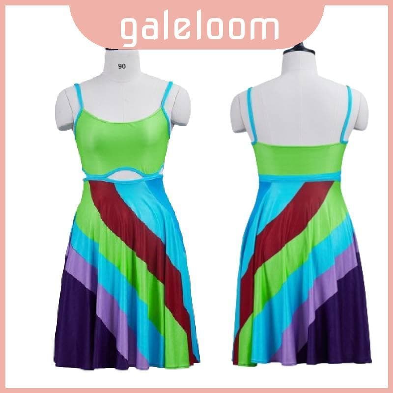 Adorável Vestido Halter Verde Sudenly30 Roupa Cosplay Para Meninas E Mulheres
