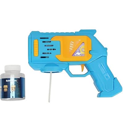 Pistola  Bubble Gun de Bolhas Automática divertido para crianças AZUL
