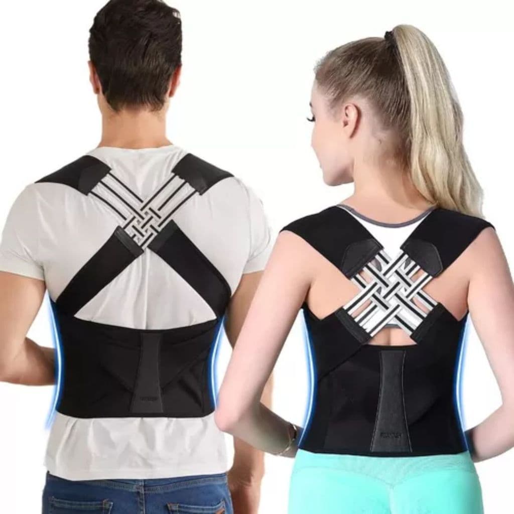 Corretor Postural Para Colunas Retas Com Velcro/unisex L-2xl