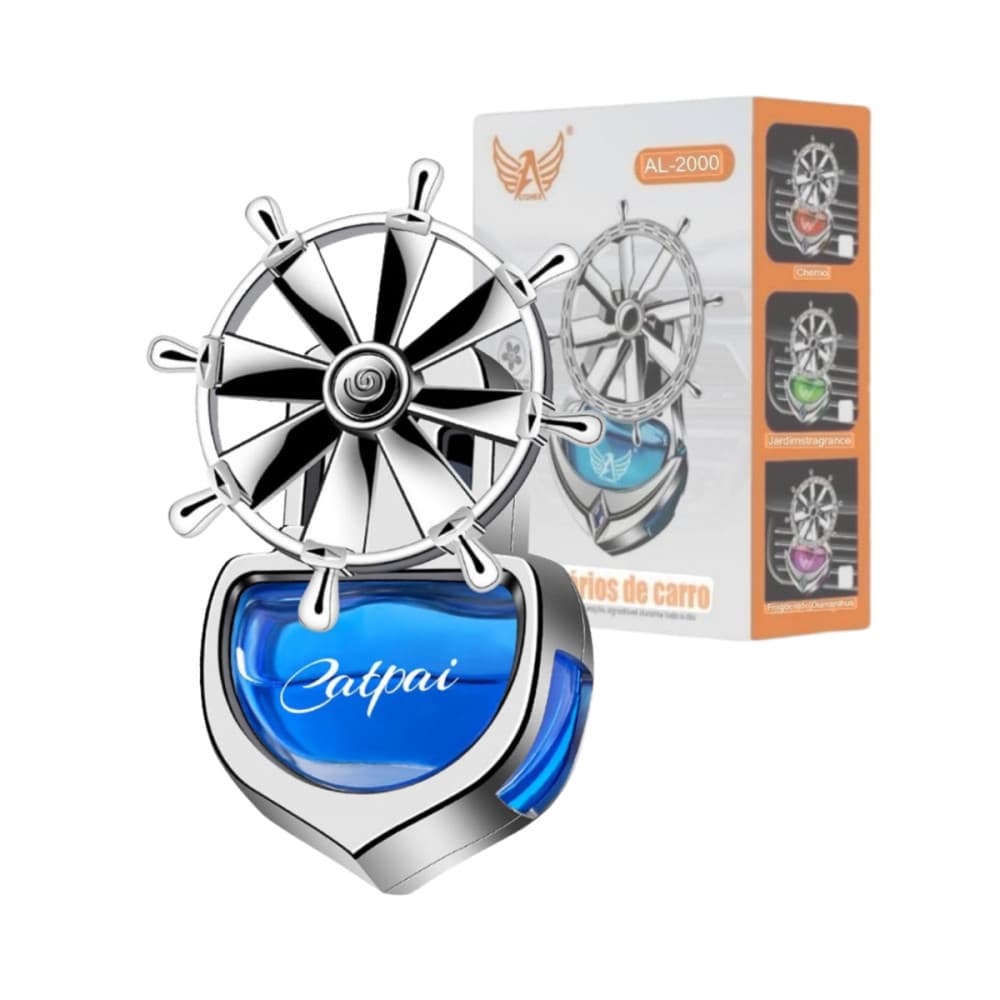 Aromatizante Difusor de Cheiro Para Carro Formato Âncora AL-2000 (***AROMA OCEANICA ESGOTADO)