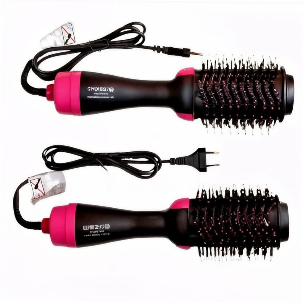Escova de cabelo secadora 3 em 1 110v com íons negativos