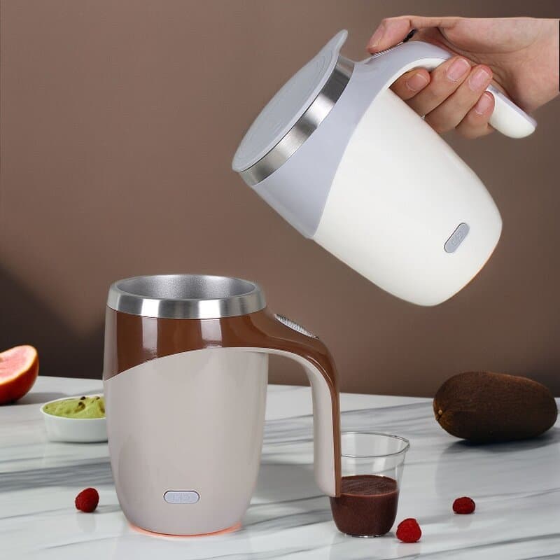 Caneca Misturadora Automática Elétrica USB Bateria Recarregável Mixer Café 380ml