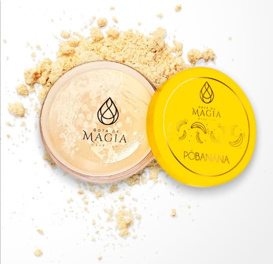 Pó Banana Gota de Magia – Fixador Translúcido Finalizador Ma