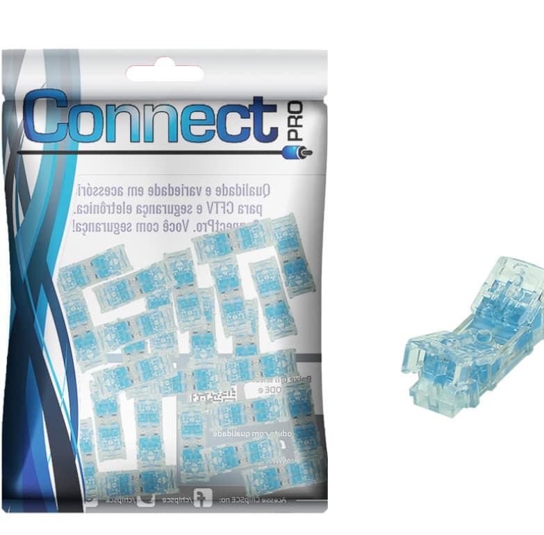 Kit 50 Conectores Lineares de Emenda 101E com Gel Bargoa para Cabos Elétricos