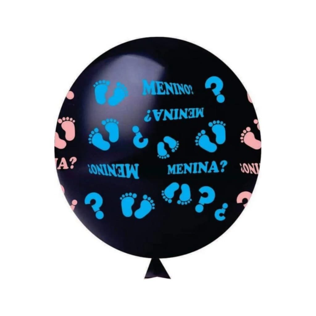 Balão Revelação Chá de Bebê Menino ou Menina Decoração Gender Reveal