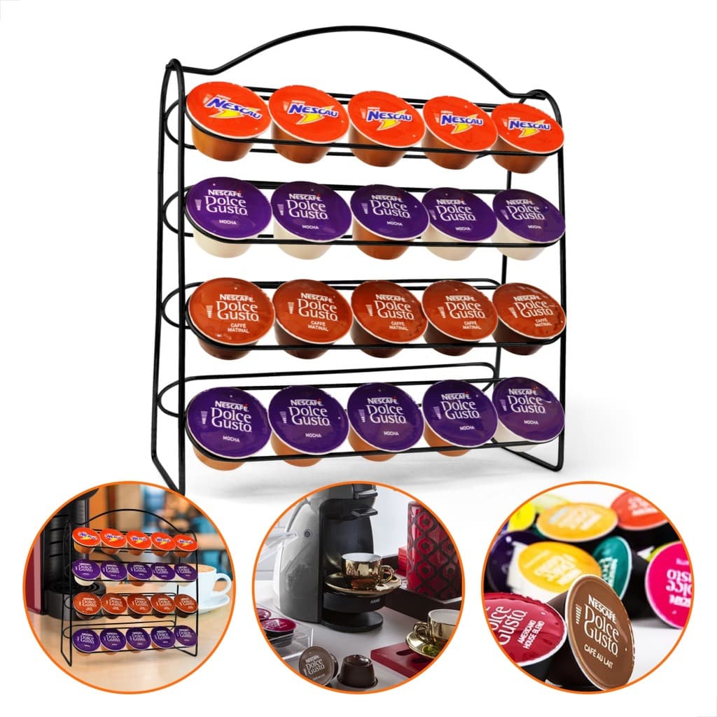 Cápsulas Organizadas com Estilo: Suporte para Café Dolce Gusto - Até 40 Cápsulas