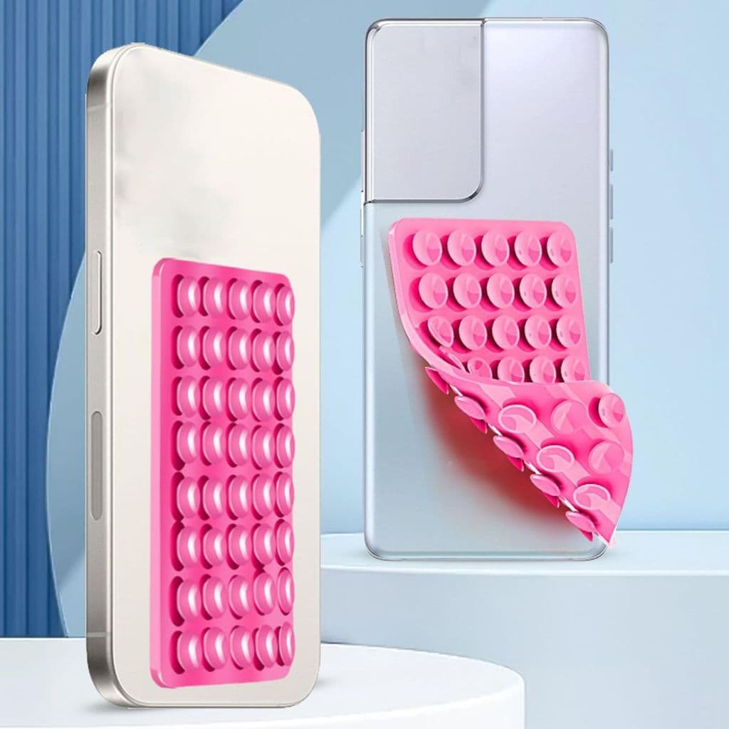 Suporte Adesivo Capa Telefone Celular com Ventosa de Succao Silicone