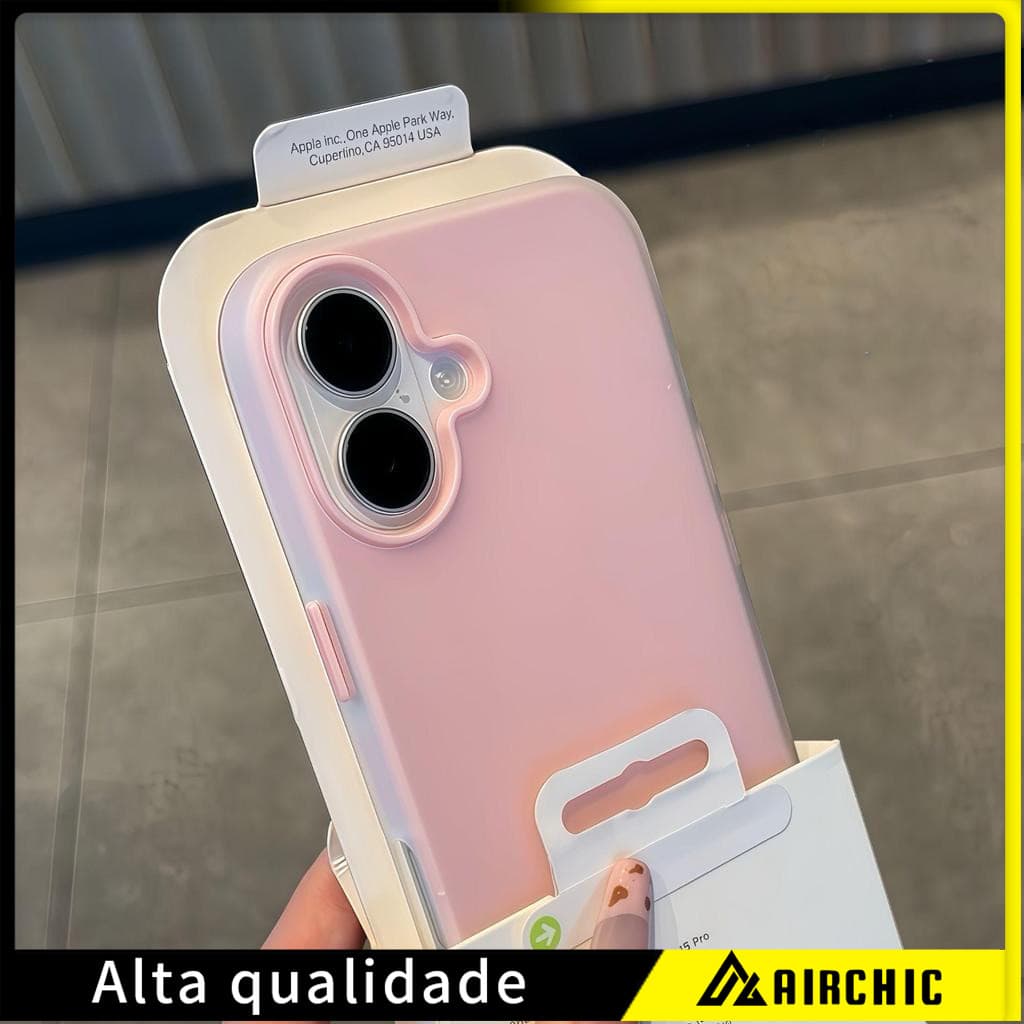 2 Em 1 Geléia Capa Capinha Silicone Anti-impacto Para IPhone 13 11 12 14 15 16 17 16e Normal Pro Max Ar Caso De