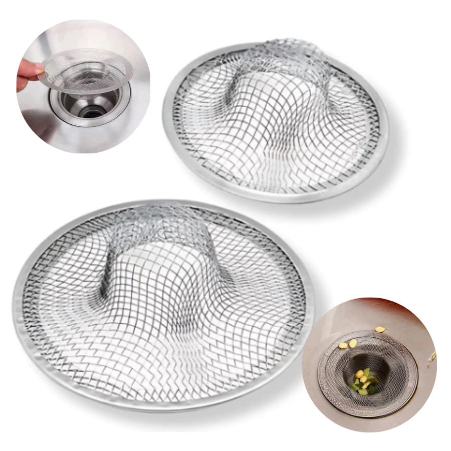 Ralo Pia 5cm Cozinha Em Aço Inox Ralinho Com Borda tira sujeira