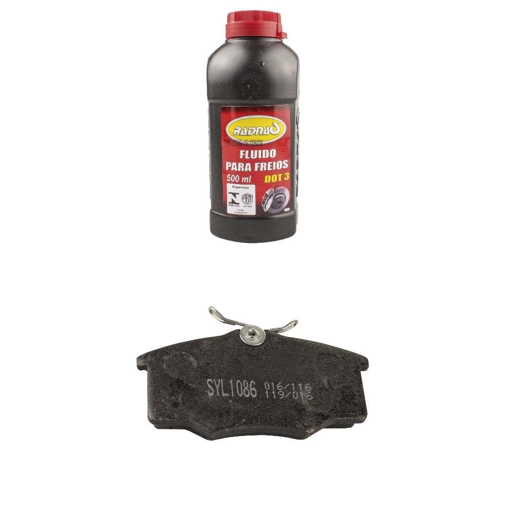 Kit Fluído Freio UNIVERSAL 1959 a 2016 + Pastilha Freio IPANEMA 1996 a 1998