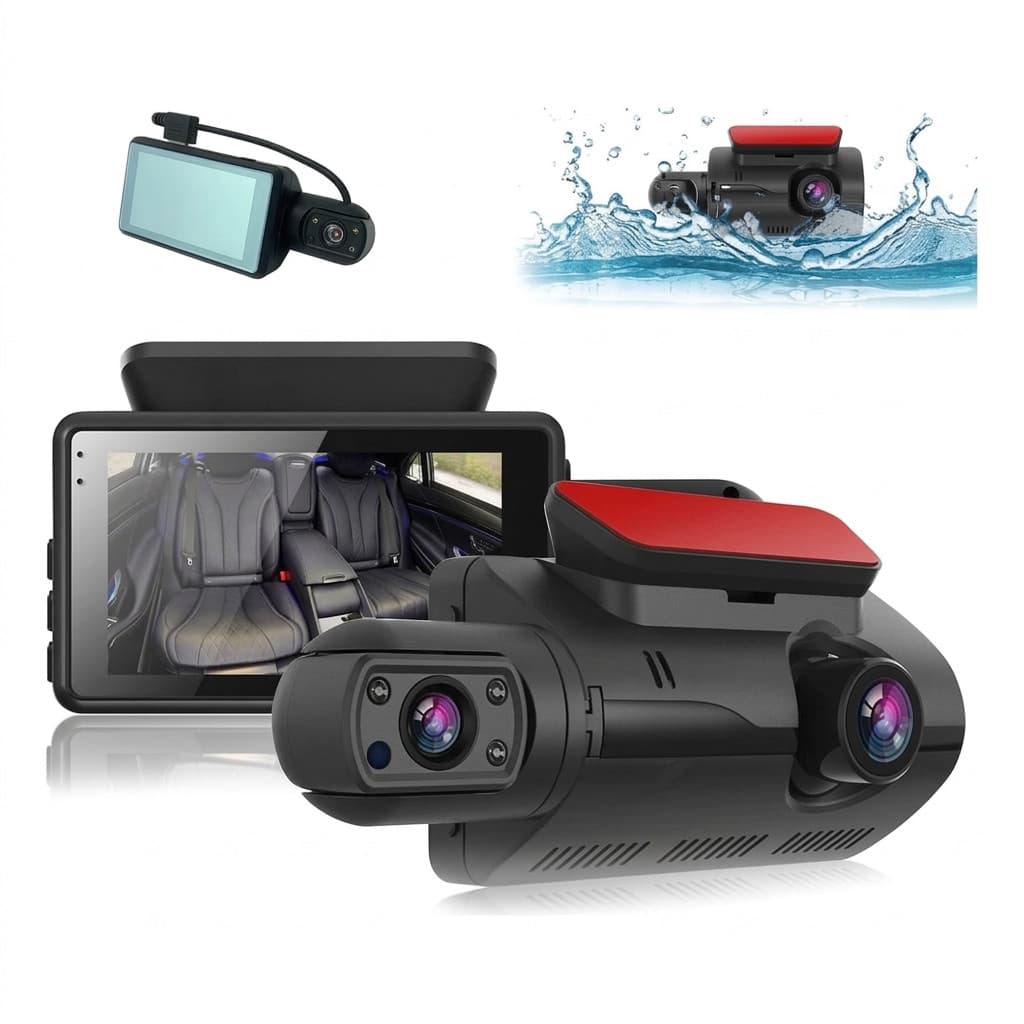 Câmera de Vídeo (FULL HD) Veicular Frontal e Interna - 12V
