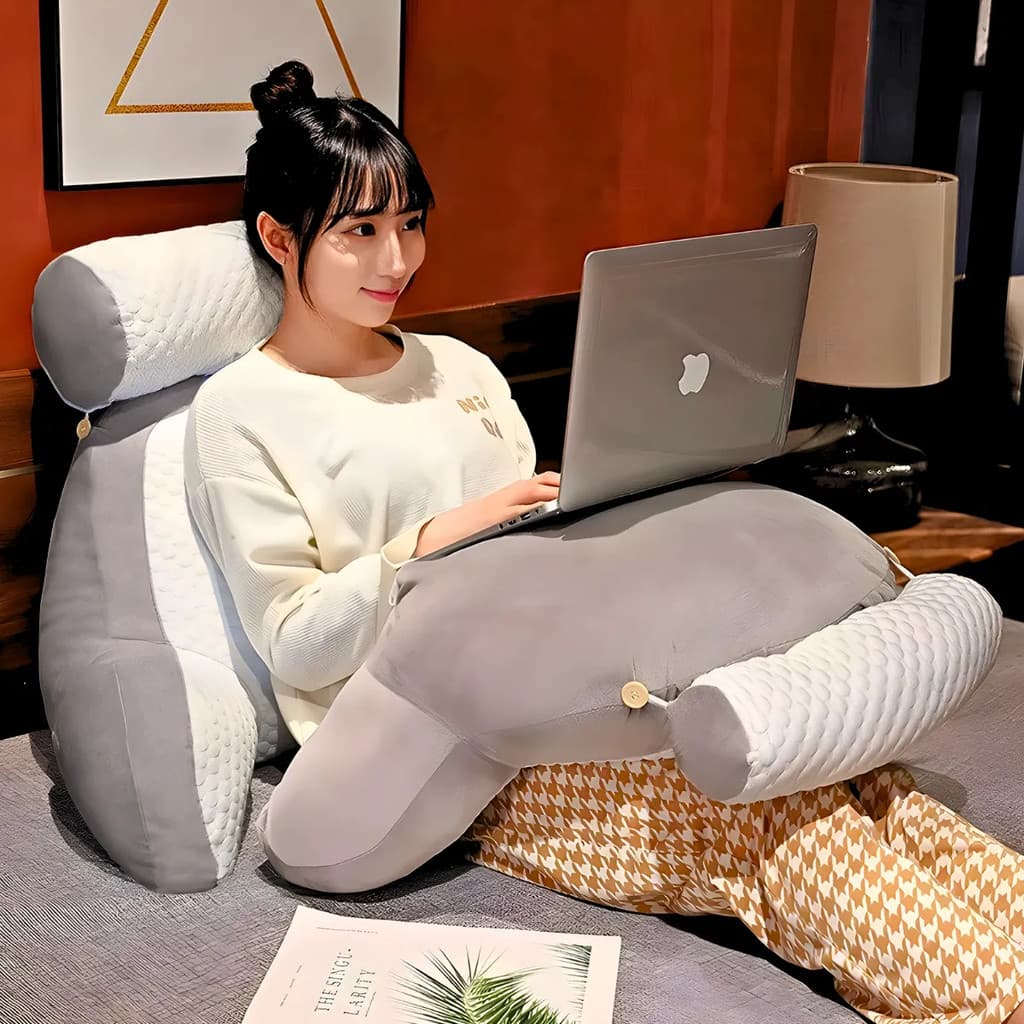 Travesseiro Multifuncional de Descanso e Apoio Ergonômico Com Espuma De Memoria