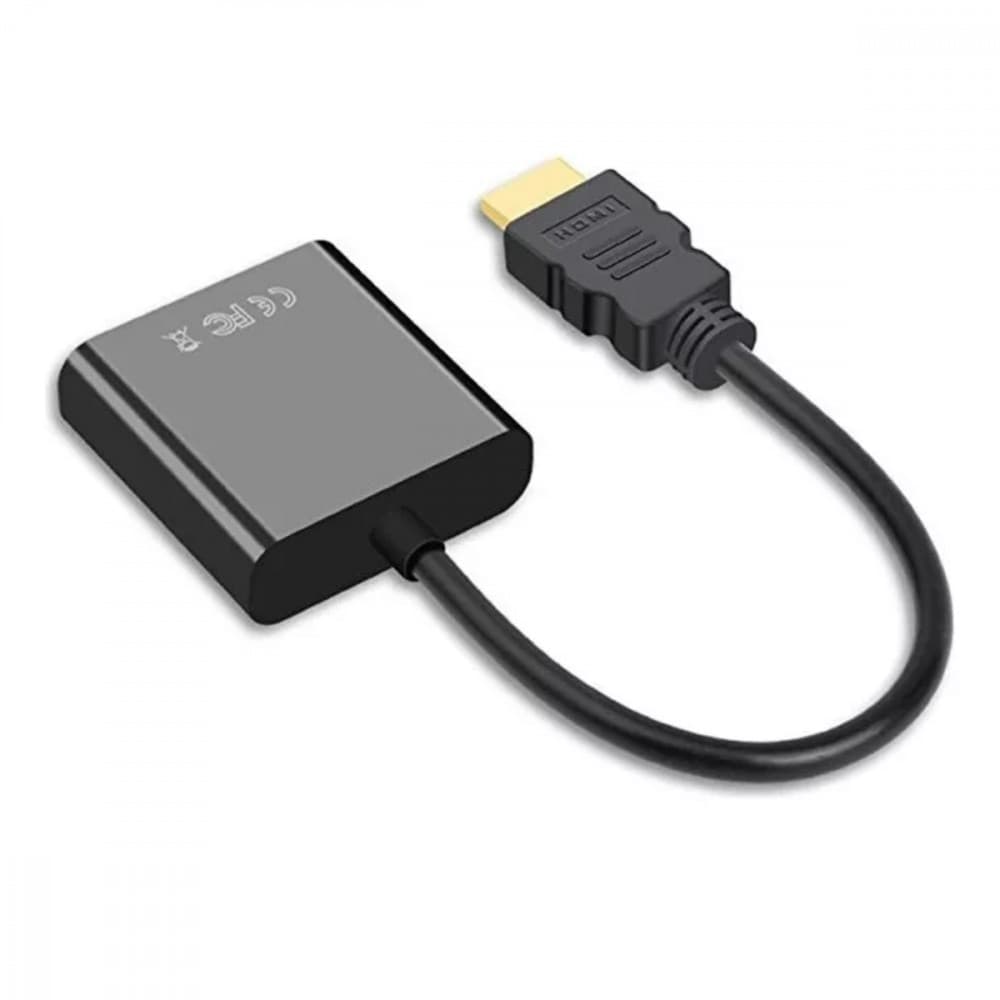 Conversor Adaptador De Vídeo Hdmi Macho Para Vga Femea Kapbom KAP-V079