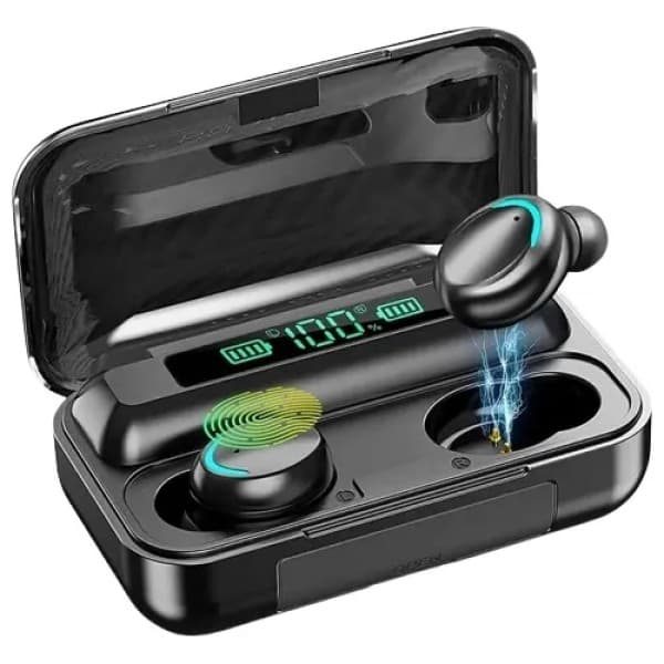 Fone de ouvido F9-5 Sem Fio Bluetooth 5.3 Power Bank