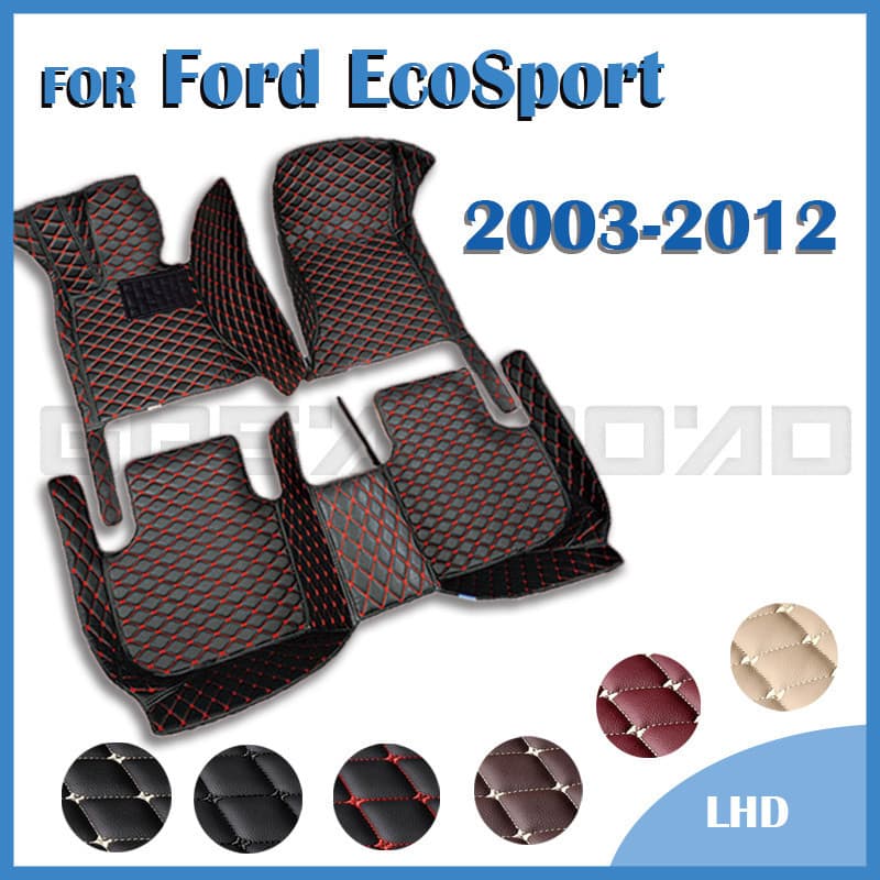 Tapetes De Carro Para Adequado para Ford EcoSport 2003-2012 2011 2010 2009 2008 2007 Almofadas Automóvel Personalizadas