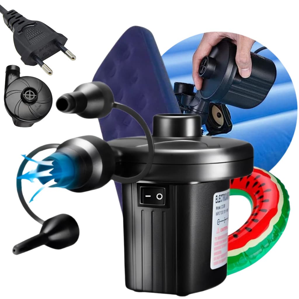 Bomba De Encher Eletrica Inflador Eletrico Snel Home Voltagem: 220V