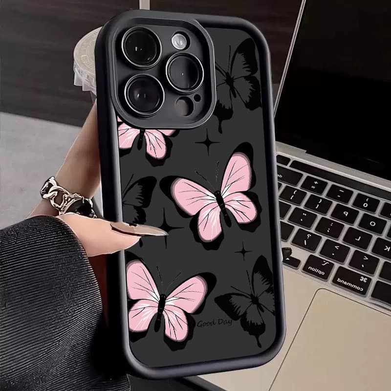 Capa Para iPhone 17 16 15 14 13 12 11 Pro Max Plus Air XR Anti Queda Silicone Softcase ZY62206