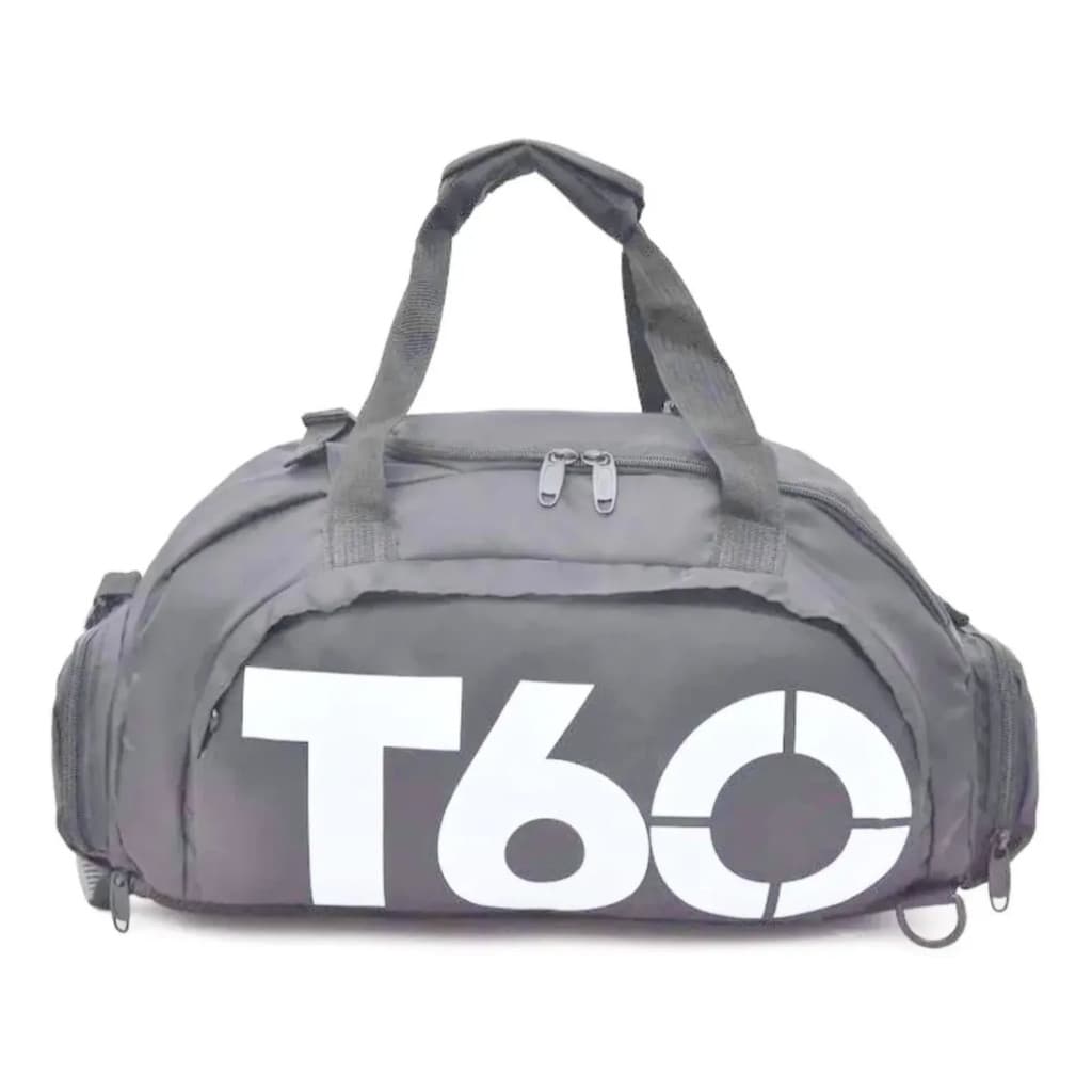Cinza - T-6 - Bolsa Esportiva Multifuncional Transversal