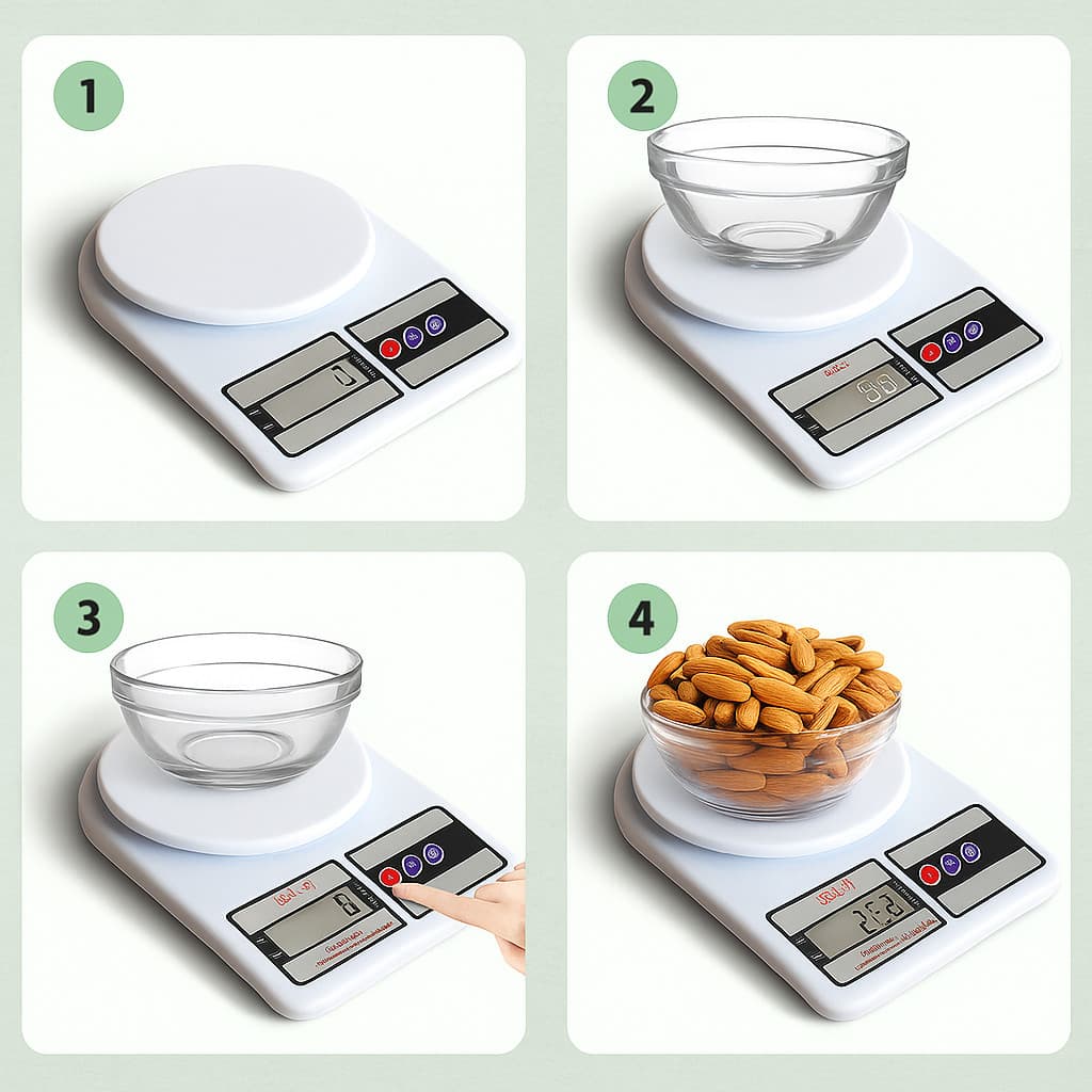 Balança Digital De Precisão Portátil - Cozinha 10kg