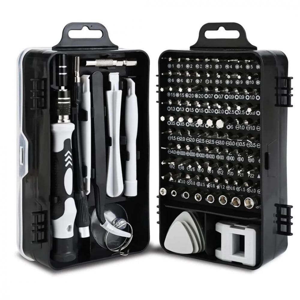 Kit Ferramentas 115 em 1 | Chaves de Precisão para Celular Notebook e Eletrônicos e Equipamentos de Micro Porte