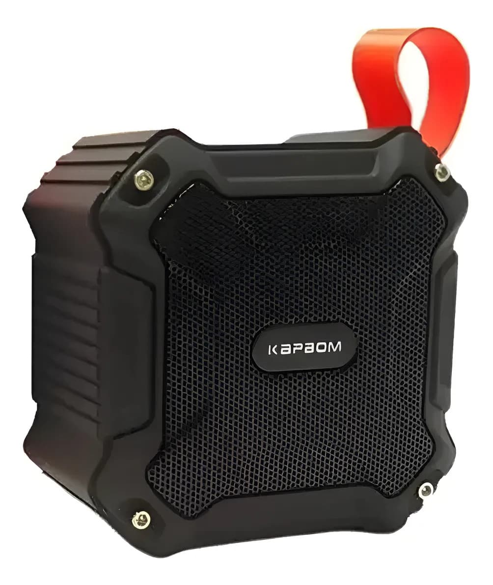 Caixa de Som Bluetooth Portatil Kapbom KA-8512 (SOMENTE NA COR PRETA)
