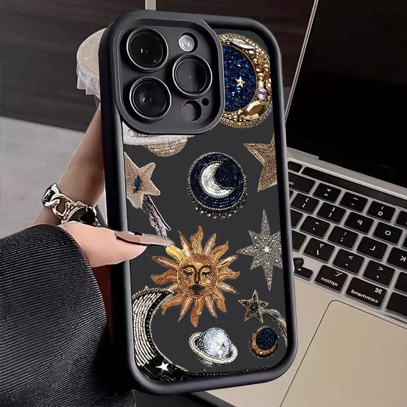 Capa Para iPhone 17 16 15 14 13 12 11 Pro Max Plus Air XR Anti Queda Silicone Softcase ZY62203